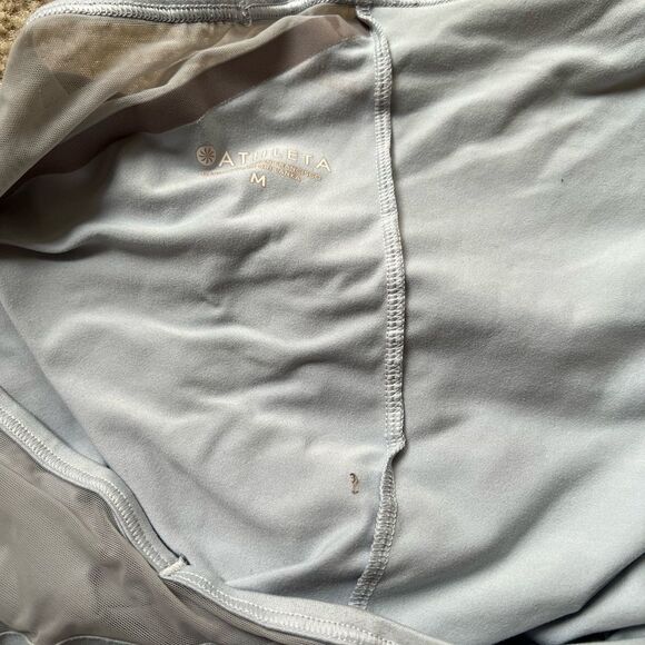 Athleta Sky Blue Mesh Back Flowy Tank Top - Picture 5 of 5